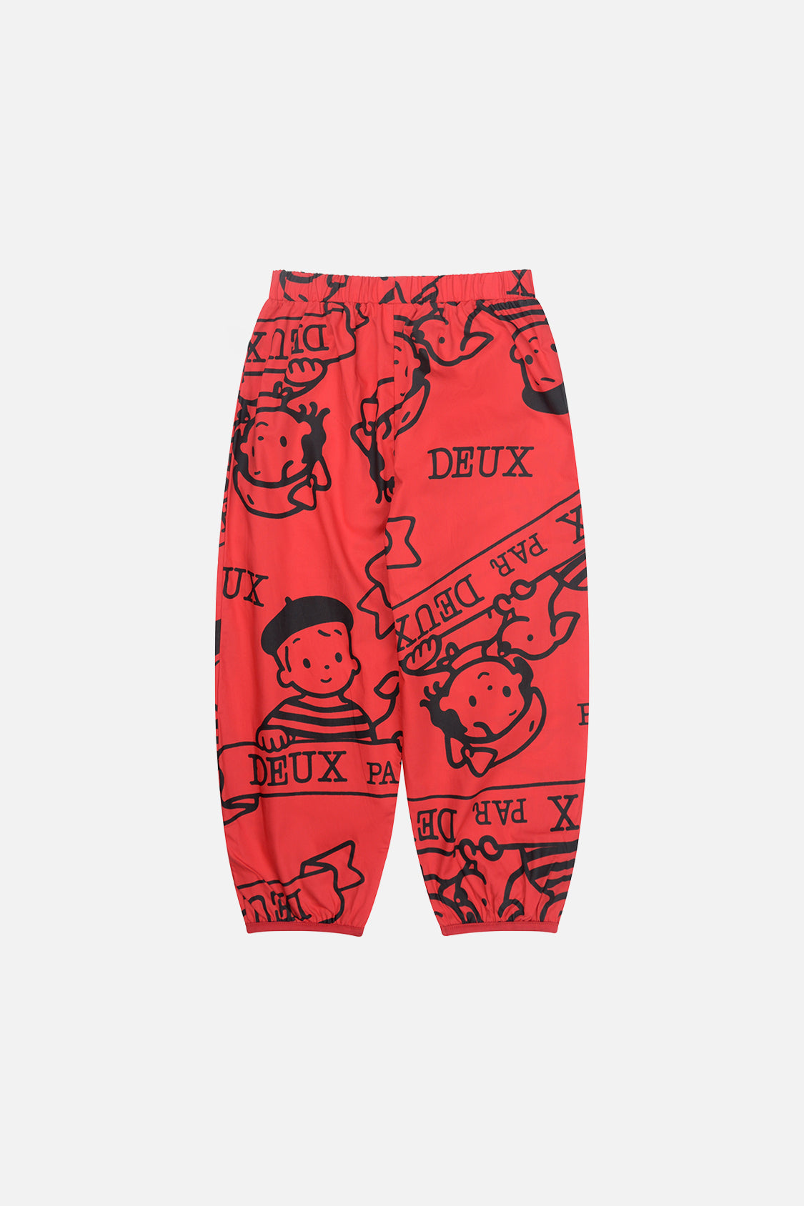 40Th Anniversary Printed Poplin Pant Poppy Red-2