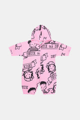 40Th Anniversary Printed Jersey One-Piece Soft Pink-0