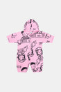 40Th Anniversary Printed Jersey One-Piece Soft Pink-0