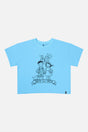 Adult 40Th Anniversary Graphic T-Shirt Sky Blue-0
