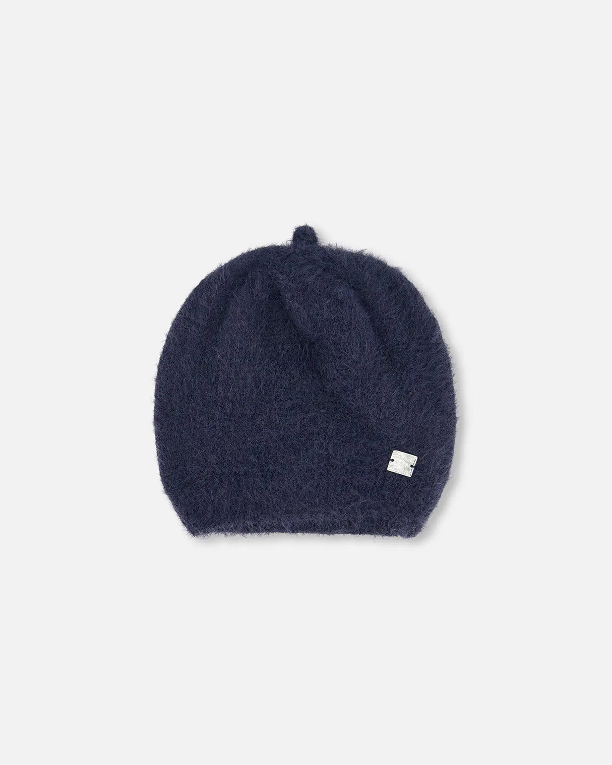 Hairy Knit Beret Navy | Deux par Deux | Jenni Kidz