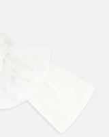 Headband With Glittering Tulle Bow Off White | Deux par Deux | Jenni Kidz