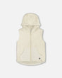 Hooded Vest With Pocket Beige | Deux par Deux | Jenni Kidz