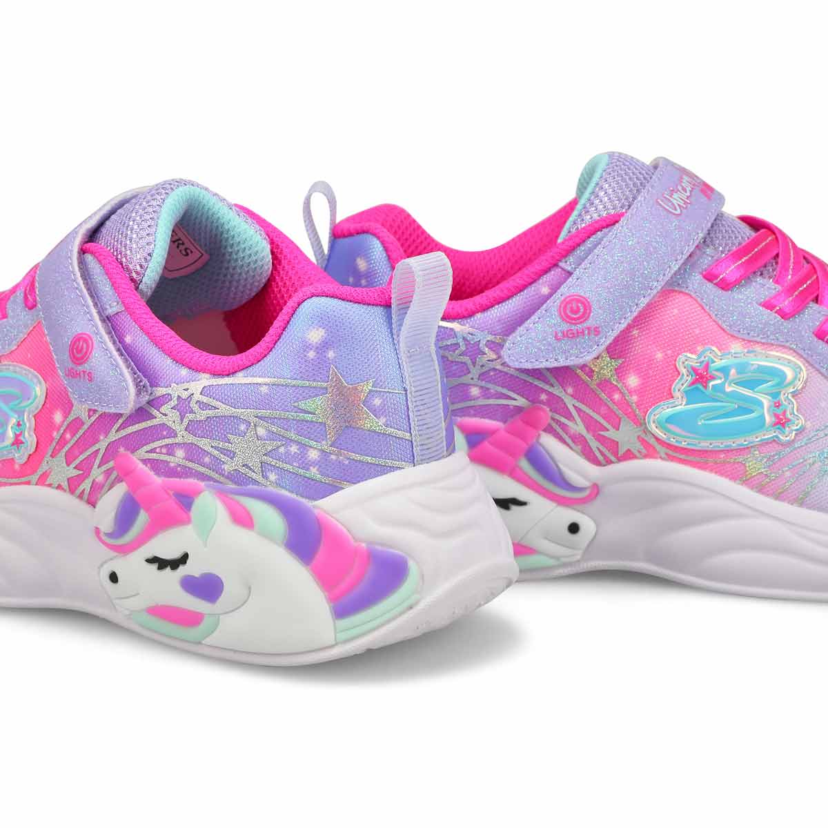 Youth Girls'S-Lights: Unicorn Dreams - Lavender/Hot Pink | Skechers | Skechers | Jenni Kidz