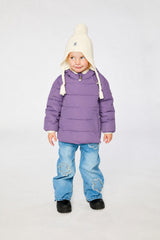 Winter Jacket Adapted For Car Seats Violet-1