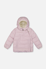 Winter Jacket Adapted For Car Seats Lavender-0