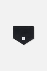 Black neckwarmer included with the Brown Sugar puffy snowsuit