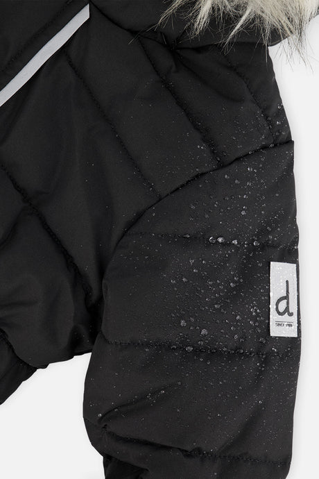 Deux par Deux black Baby ORIGINAL puffy snowsuit, additional view 7