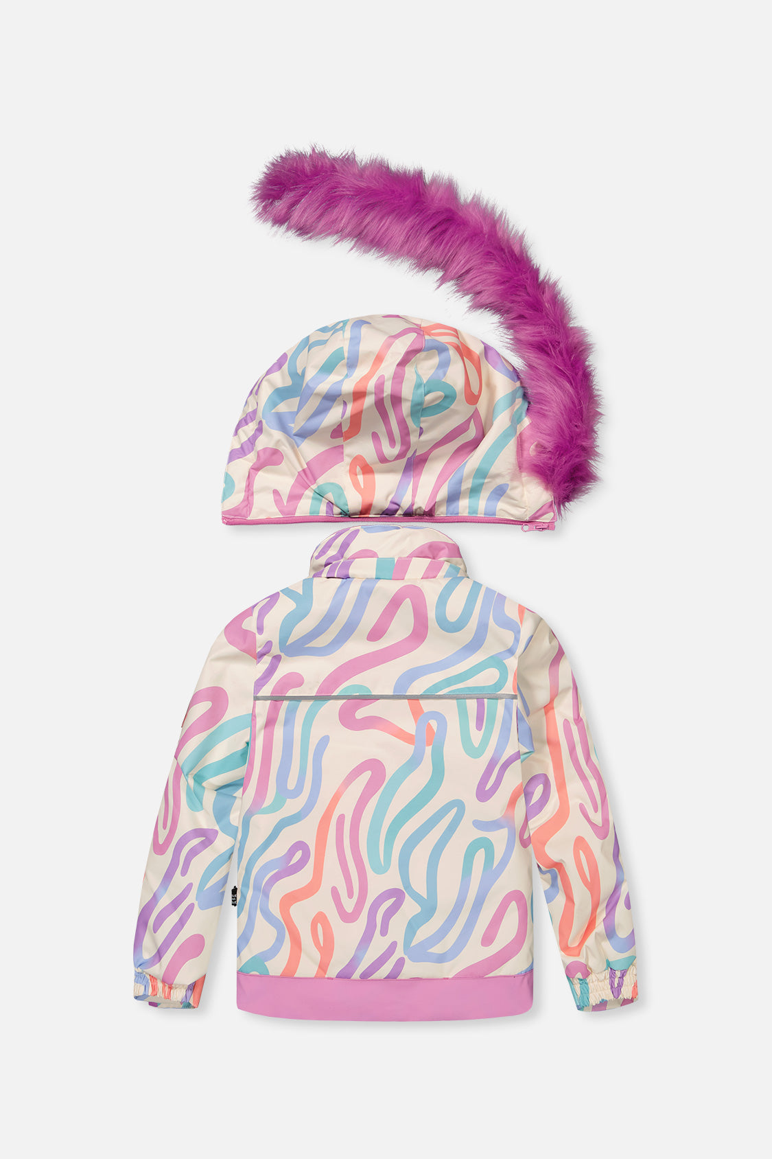 Two Piece Discover Snowsuit Multicolored Line Print-2