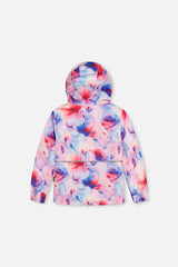 Light Weight Two Piece Chill Snowsuit Mauve Printed Flowers-4