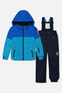 Two Piece Play Snowsuit Light And Dark Blue With Navy Pants-0