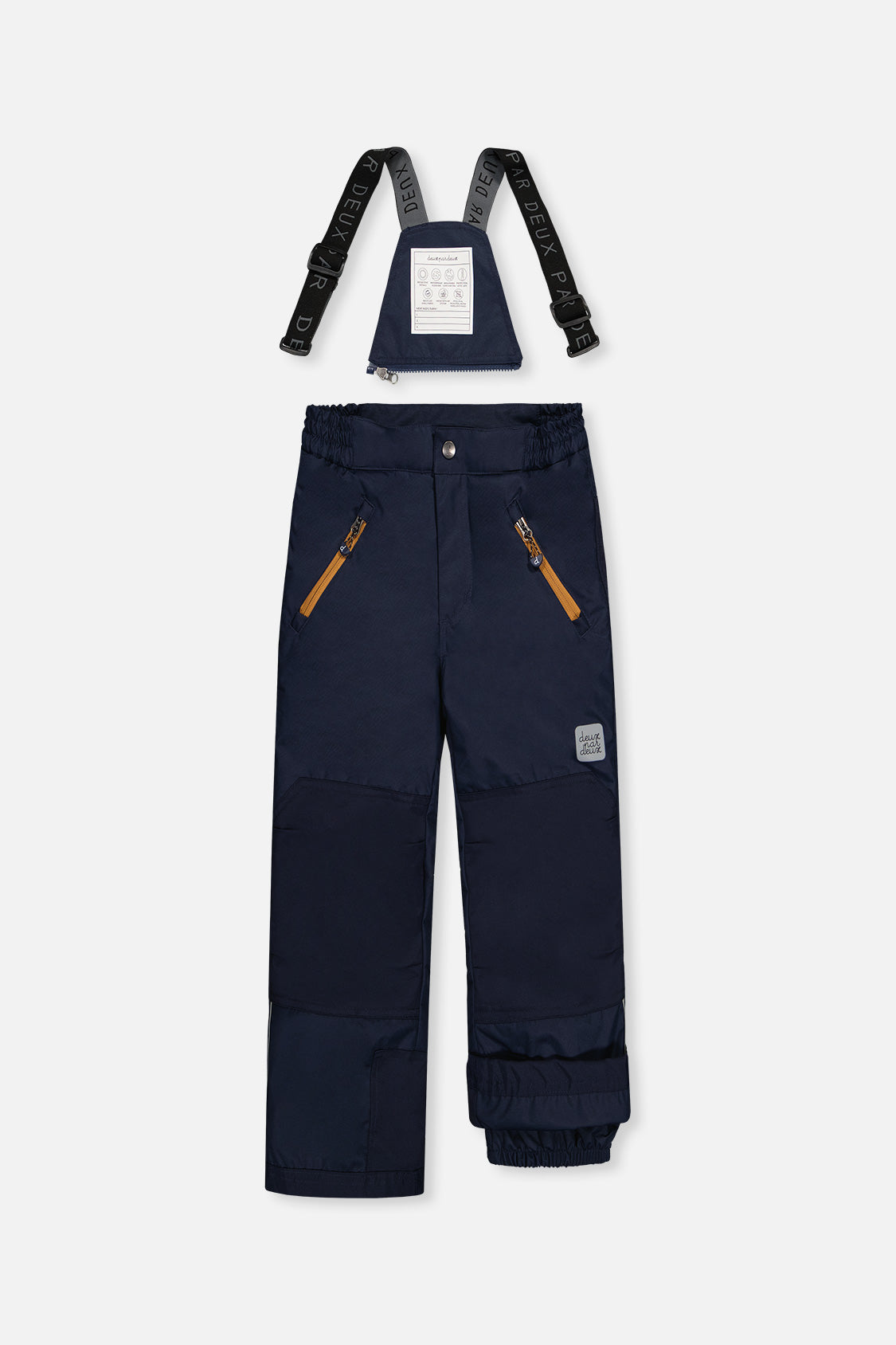 Two Piece Play Snowsuit Navy And Burgundy With Navy Pants-4