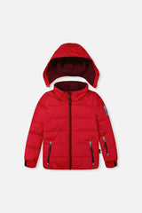 Two Piece Play Snowsuit Red With Black Pants-1