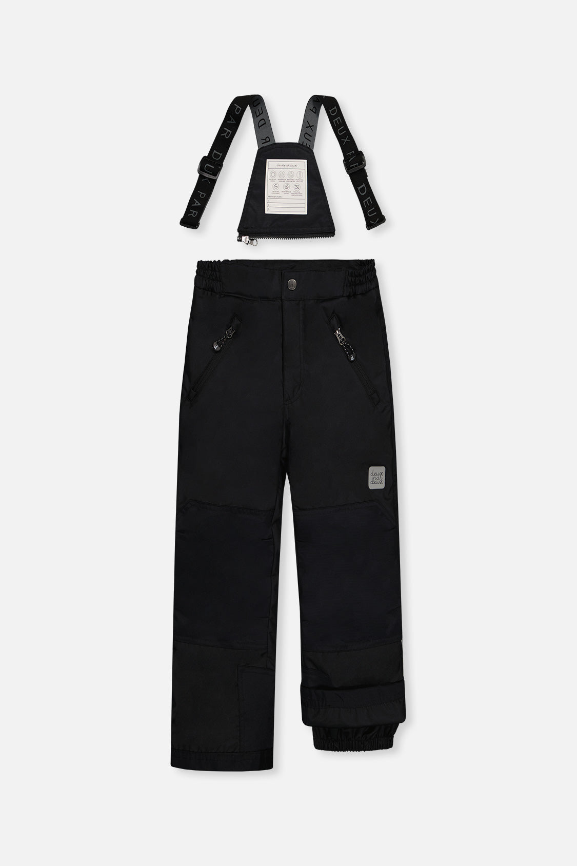 Two Piece Play Snowsuit Red With Black Pants-4