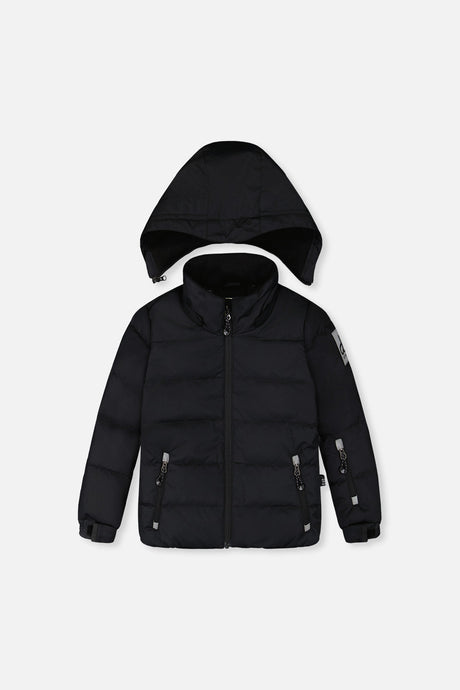 Boys black -30°C waterproof winter snowsuit by Deux par Deux
