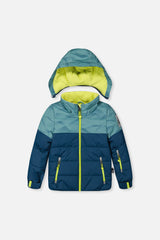 Two Piece Play Snowsuit Greyish Blue And Navy With Greyish Blue Pants-1