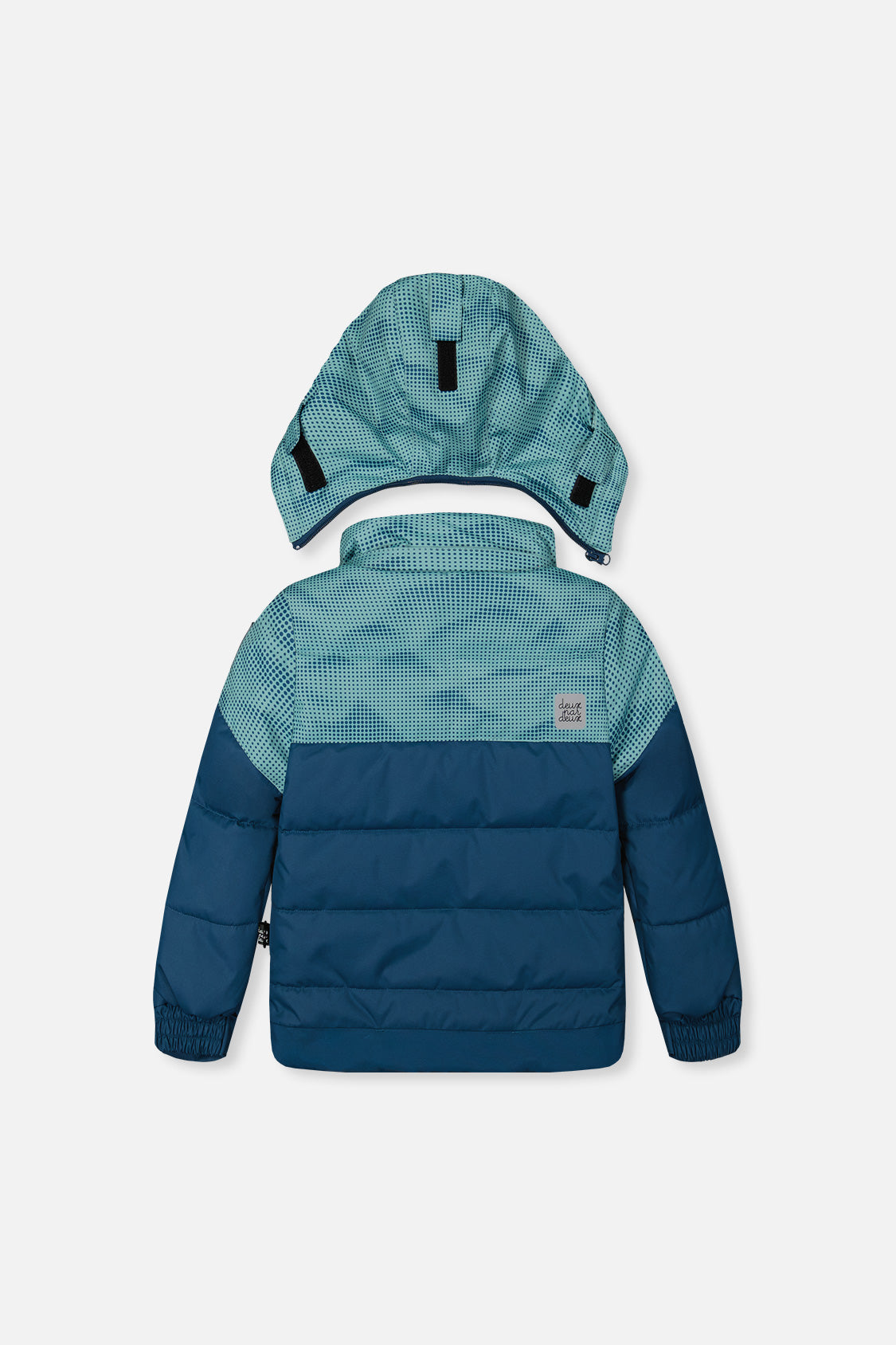 Two Piece Play Snowsuit Greyish Blue And Navy With Greyish Blue Pants-2