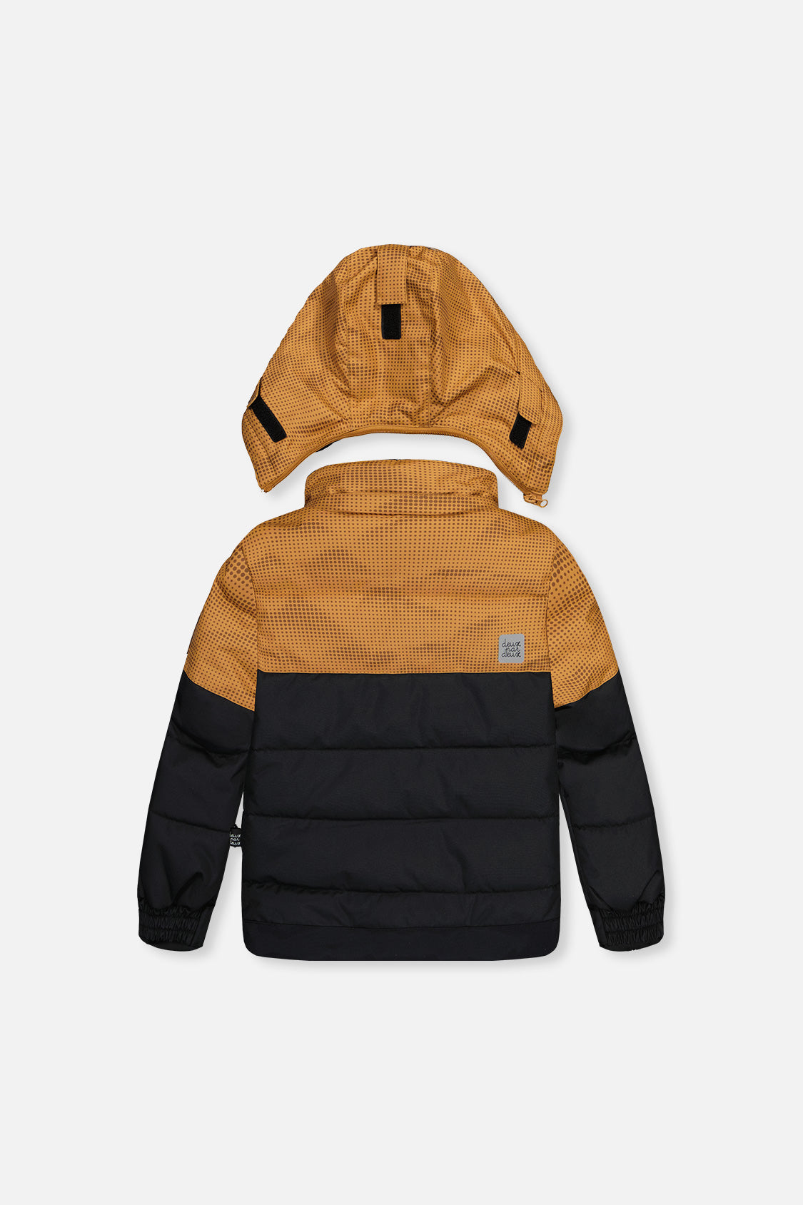 Two Piece Play Snowsuit Brown And Black With Brown Pants-2