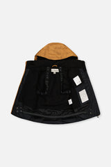 Two Piece Play Snowsuit Brown And Black With Brown Pants-3