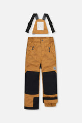 Two Piece Play Snowsuit Brown And Black With Brown Pants-4