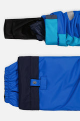 Deux par Deux boys' PLAY one-piece snowsuit in light and dark blue – additional view 7
