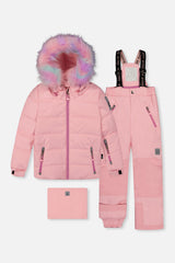 Two Piece Play Snowsuit Light Pink-0