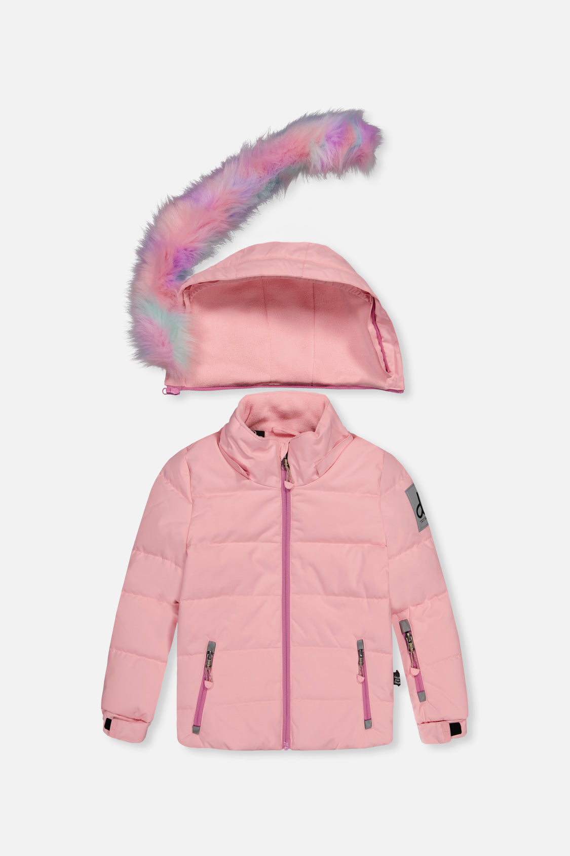 Two Piece Play Snowsuit Light Pink-1