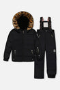 Two Piece Play Snowsuit Black-0