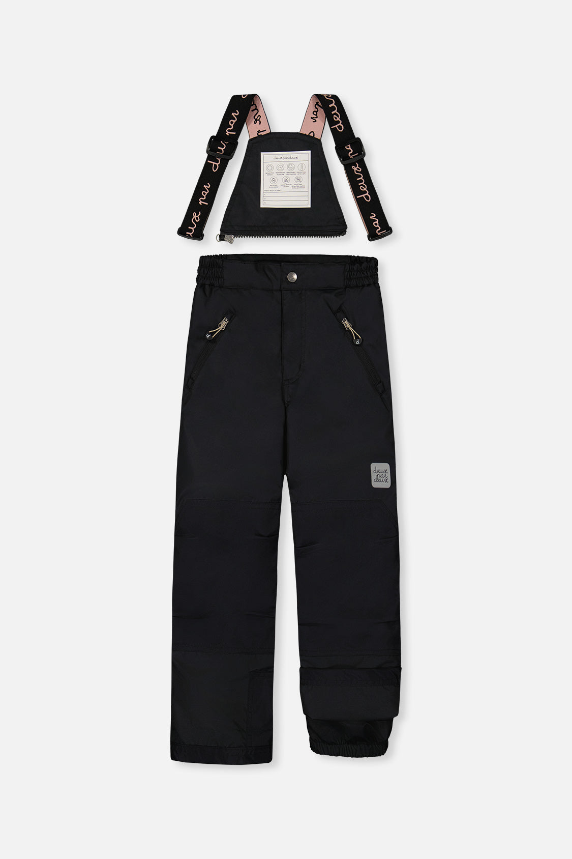 Two Piece Play Snowsuit Black-4