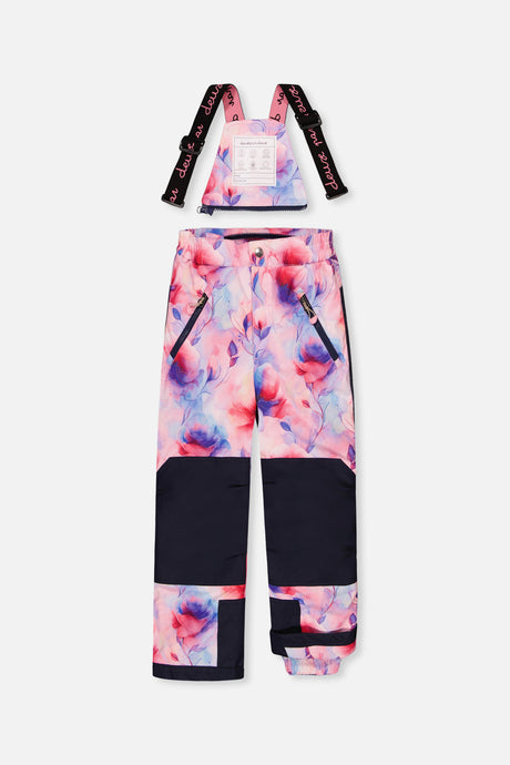 Deux par Deux PLAY pink and purple snowsuit, alternate view 5