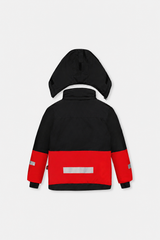 Two Piece Teknik Snowsuit Red With Black Pants-2