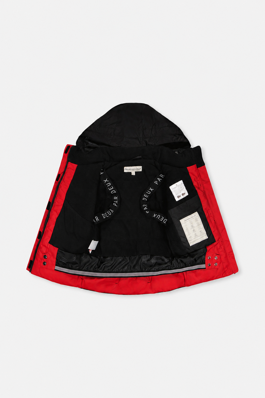 Two Piece Teknik Snowsuit Red With Black Pants-3