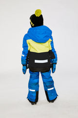 Two Piece Teknik Snowsuit Royal Blue And Yellow-3