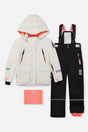 Two Piece Teknik Snowsuit Off-White And Pink With Black Pants-0