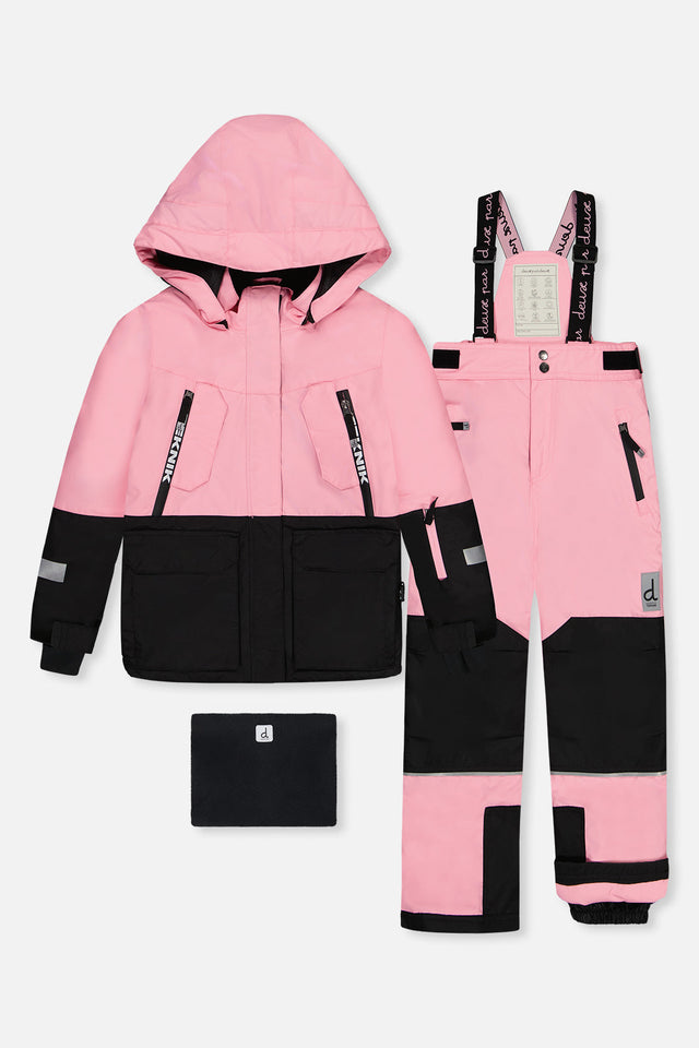 Two Piece Teknik Snowsuit Pink-0