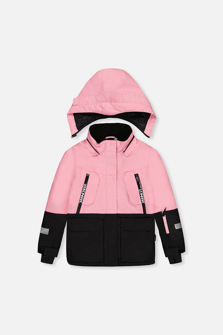 Two Piece Teknik Snowsuit Pink-4