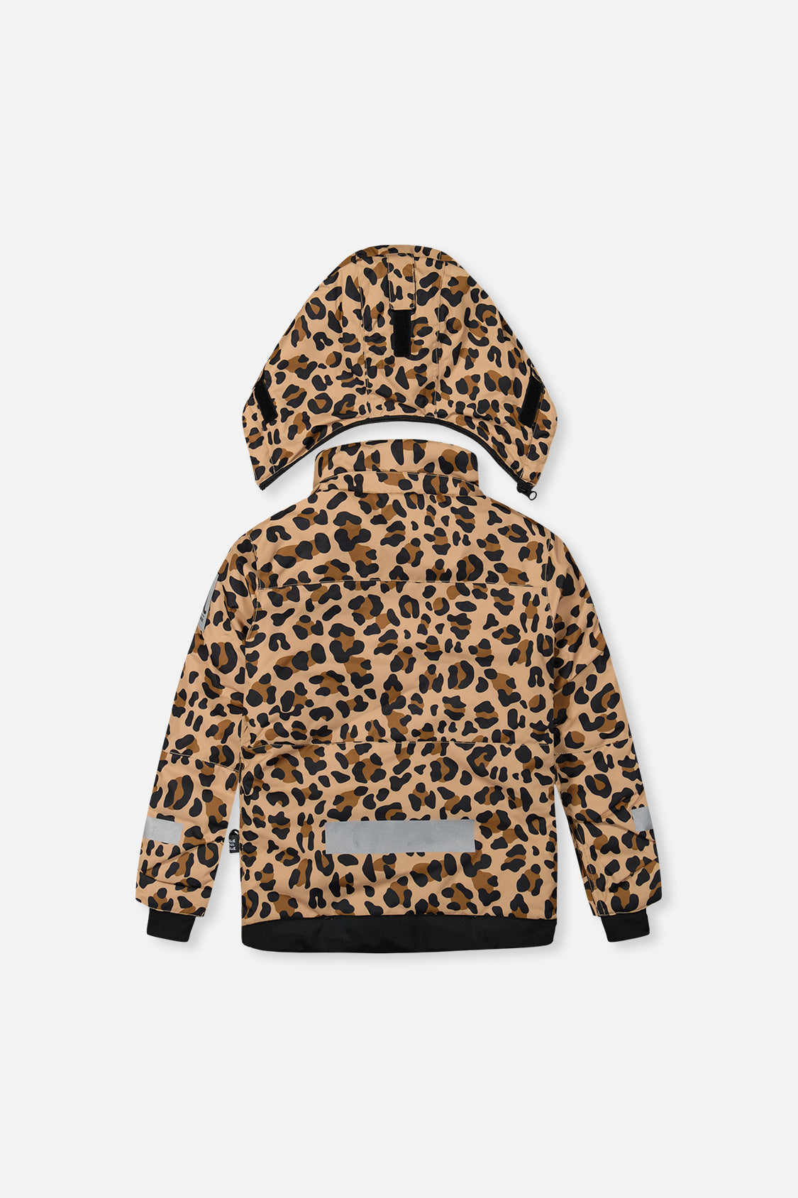 Two Piece Teknik Snowsuit Brown Leopard Print-2