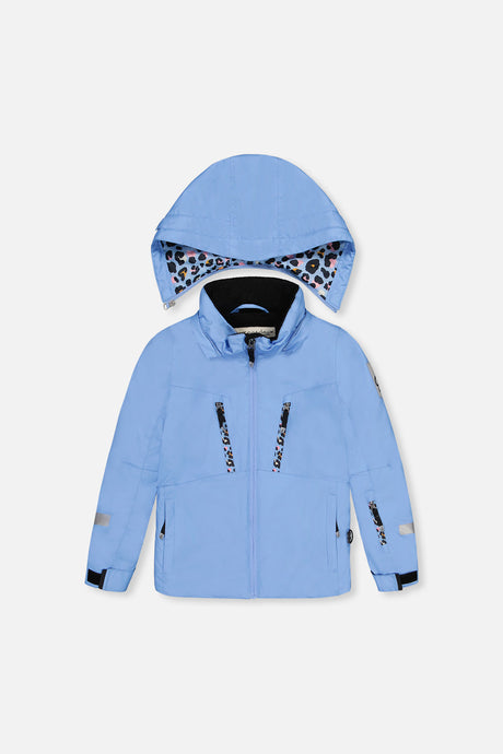 Deux par Deux 15K waterproof girls winter snowsuit Bright Blue-Violet