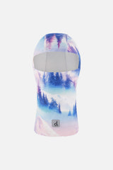 Polar Balaclava Blue And Pink Mountain Print-0