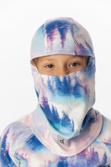 Polar Balaclava Blue And Pink Mountain Print-1