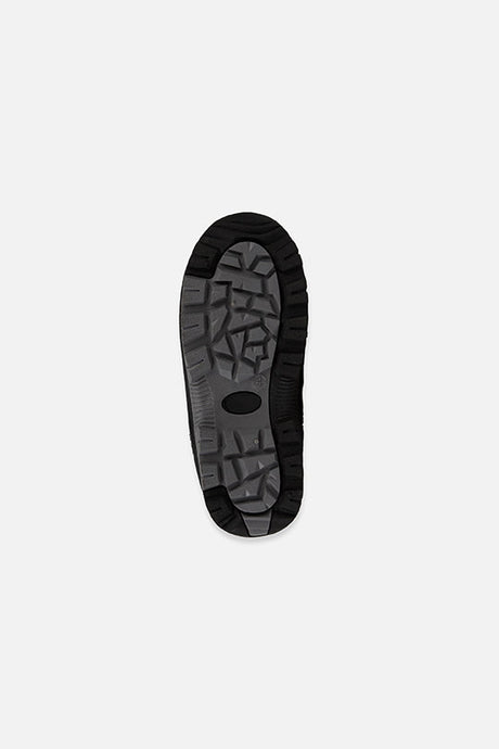 Deux par Deux kids' winter boots with removable liner in grey mix and black, treaded outsole