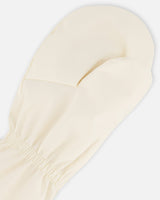 Lined Baby Mittens Off-White-3
