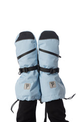 Winter Mittens Teknik Light Blue-1