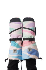 Winter Mittens Teknik Multicolored Line Print-1