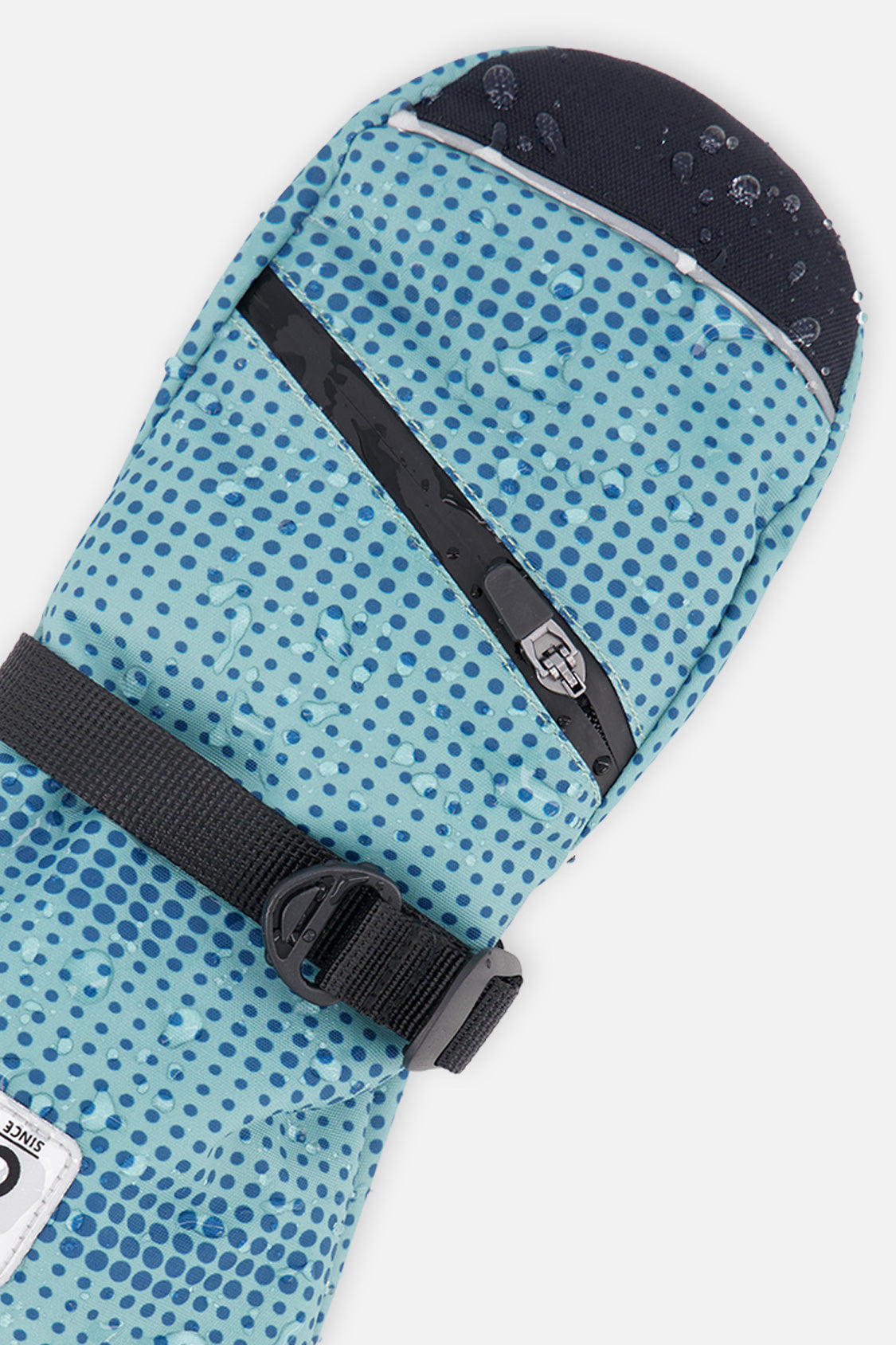 Winter Mittens Teknik Greyish Blue-3