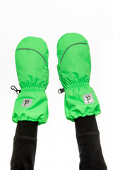 Play Baby Winter Mittens Vibrant Green-1