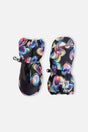 Play Baby Winter Mittens Black Heart Print-0