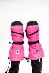 Teknik Winter Mittens Bright Pink-1