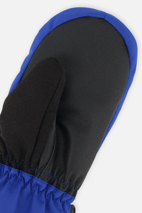 Teknik Winter Mittens Blue With Black Stripes-4
