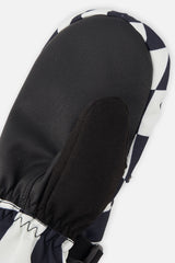 Teknik Winter Mittens White Checkered Print-4